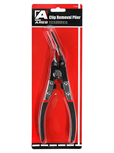 ARES 71134 - Clip Removal Plier - Easily Removes Trim and Upholstery Clips and Fasteners - Prevents Damage to Trim and Fasteners - size: Clip Removal Plier