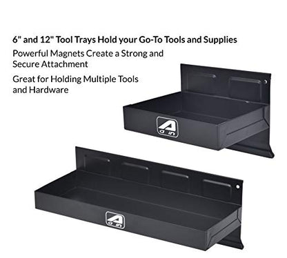 A A IN Magnetic Toolbox Tray Set, Tool Box holder Accessories for Tool Organizer,Garage Storage, 2 Trays, Can Caddy, Paper Towel & Screwdriver Holder (A049)