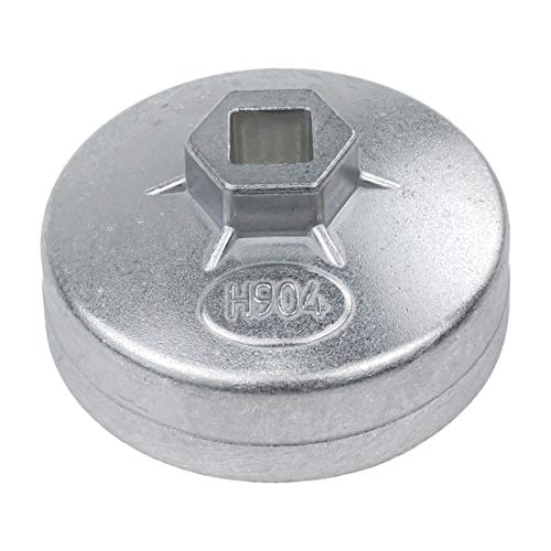 Oil Filter Wrench Model 904 Cap Type Filter Socket 15 Flutes 79mm Inner Dia | Car Remover Tool - size: Model 904