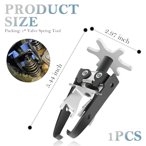 OFBAND Overhead Valve Spring Compressor Tools Adjustable,Valve Spring Tool Removes Value Springs Without Remove Cylinder Head,Universal Carbon Steel Valve Spring Removal Tool Car Accessories