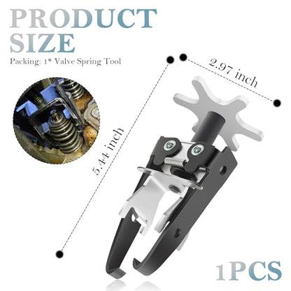 OFBAND Overhead Valve Spring Compressor Tools Adjustable,Valve Spring Tool Removes Value Springs Without Remove Cylinder Head,Universal Carbon Steel Valve Spring Removal Tool Car Accessories