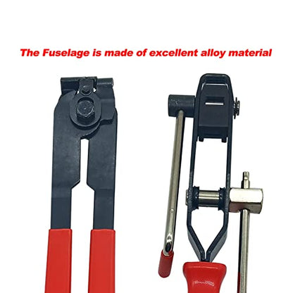 2PCS Carmoeignin CV Joint Boot Clamp Pliers,Hose Band Cut-off Pliers,Ear Boot Tie Pliers, Car Band Tool Kit, Automotive Hose Axle Plier