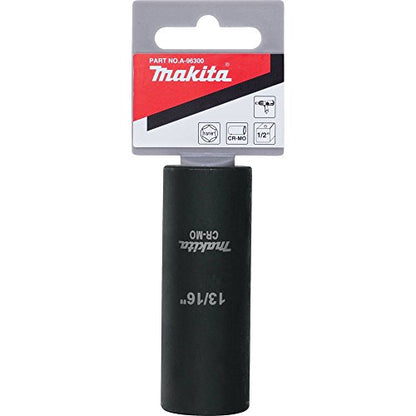 Makita A-96300 13/16" Deep Well Impact Socket with 1/2" Drive - size: 13/16"