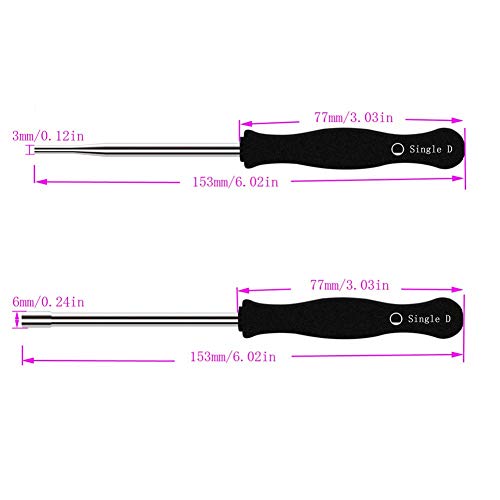 Pack of 10 Carburetor Adjustment Tool Screwdriver Kit for Most 2-Cycle Small Engine Trimmers, Chainsaws, and Leaf Blowers