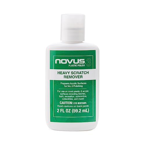 NOVUS 7081 | Heavy Scratch Remover #3 | 2 Ounce Bottle - color: #3 Heavy Scratch Remover, size: 2 Ounce