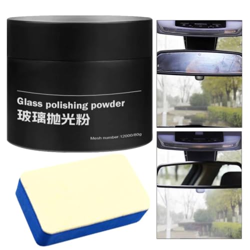 Cerium Oxide, Car Window Scratch Remover Powder Kit | Cerium oxide polishing powder helps clean automotive glass, remove water spots, oil film, and improve glass clarity.