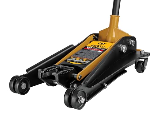 Cat 2 Ton U-Jack Floor Jack with 3 Ton Jack Stand, U-Shape Slotted Saddle, Car Repair - 6000-Pound 980829ECE - size: 2 Ton