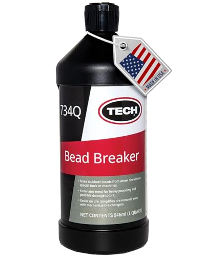 Bead Breaker Tire Demounting Lubricant Frees Stubborn Tire Beads From the Rim, Quart