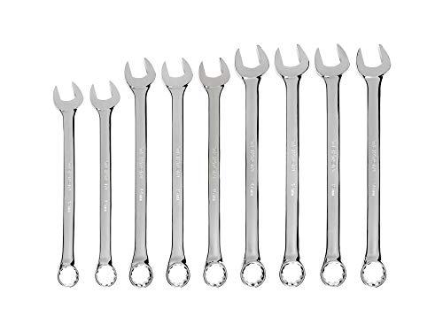 TEKTON Combination Wrench Set, 9-Piece (42-50 mm) | WCB90201 - size: 9-Piece (42-50 mm), style: Metric