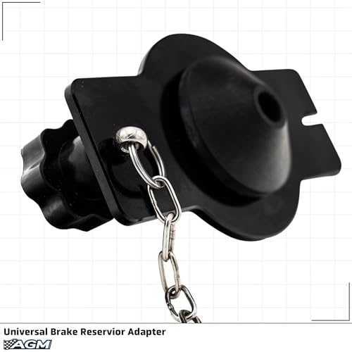 AGM Brake Bleeder Adapter – Universal Reservoir Cap | Brake bleeder adapter, adjustable reservoir cap, fits most round master cylinders