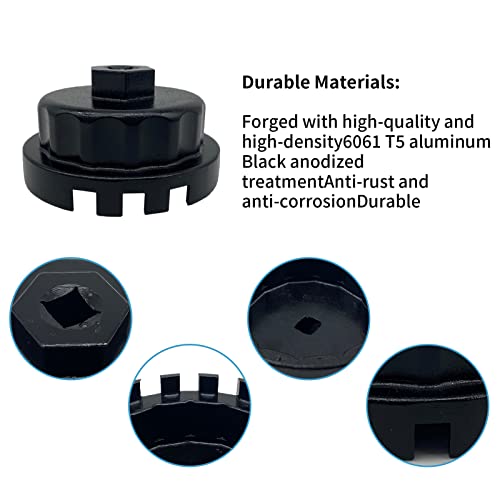 The 3+1 Notched Cap Oil Filter wrench tool IS suitable for some Toyota and Lexus models, such as Toyota GS300 IS part series, Lexus RX350, LS, GS part series