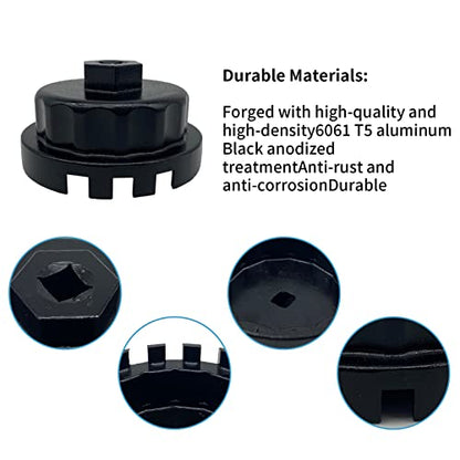The 3+1 Notched Cap Oil Filter wrench tool IS suitable for some Toyota and Lexus models, such as Toyota GS300 IS part series, Lexus RX350, LS, GS part series