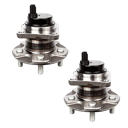 ECCPP 2-Piece 512403 Wheel Hub Bearing for Toyota Corolla 2009-2019 | for Pontiac Vibe 2009-2010 5 lugs w/ABS Sensor Pre-Greased Sealed - size: 512403*2