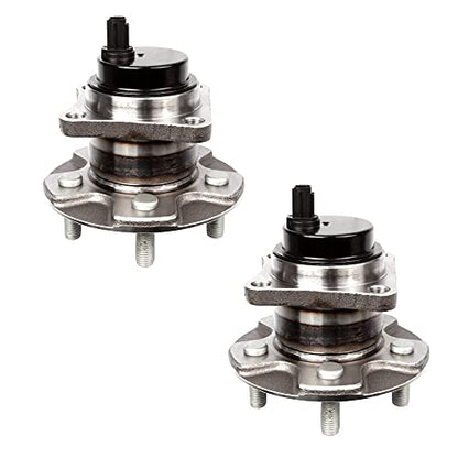 ECCPP 2-Piece 512403 Wheel Hub Bearing for Toyota Corolla 2009-2019 | for Pontiac Vibe 2009-2010 5 lugs w/ABS Sensor Pre-Greased Sealed - size: 512403*2
