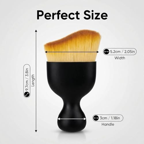 2 Pieces Car Detailing Brush Set, Super Soft Bristles for Dashboard, Vents, Leather & Screens, Compact Design with Case, Interior Cleaning Tools for Car & Home