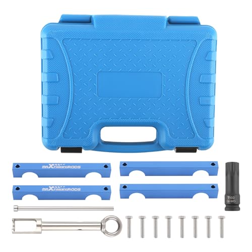 maXpeedingrods Engine Camshaft Alignment Locking Timing Tool Kit for Mercedes Benz M133 M152 M157 M270 M274 M276 M278, with T100 Camshaft Scoket Fuel Injector Puller - style: 7 Pcs