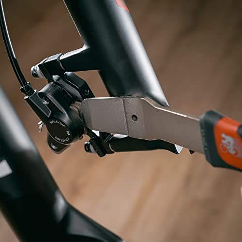 BIKEHAND Bike Bicycle Hydraulic Disc Brake Caliper Piston Press Tool Wrench - Wedge Design - Extra Long Handle