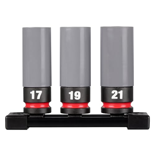 Milwaukee Electric - Shockwave Impact Duty. 1/2 Drive Metric 3PC Lug NU