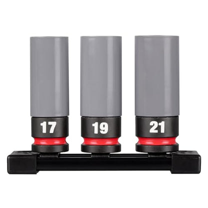Milwaukee Electric - Shockwave Impact Duty. 1/2 Drive Metric 3PC Lug NU