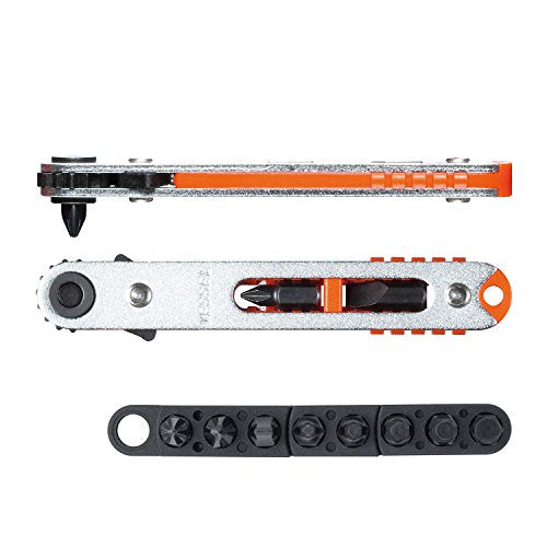 VESSEL Low-Profile Flat Plate Ratchet Screwdriver Set (TD76J (Straight Type)) - color: Td76j (Straight Type)
