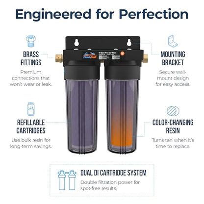 Deionized Spot-Free Car Wash Rinse System Unit, Spotless Water Deionizer for Car Washing, RV, and Motorcycle, Without Hose - size: Regular Without Hose