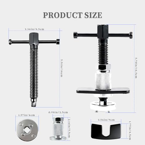 Car Brake Caliper Tool, Brake Caliper Piston Rewind Tools, Heavy-Duty Brake Suitable for Cars and Trucks, Compress Internal Brake Pads and Reset Pistons