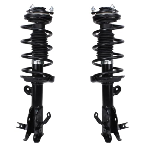 Detroit Axle - Front Struts w/Coil Springs Rear Shock Absorbers Replacement for 2013-2015 Honda Civic EX EX-L LX HF SE - 4pc Set - size: 4AQ47280/Shock Kit
