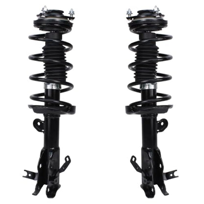 Detroit Axle - Front Struts w/Coil Springs Rear Shock Absorbers Replacement for 2013-2015 Honda Civic EX EX-L LX HF SE - 4pc Set - size: 4AQ47280/Shock Kit