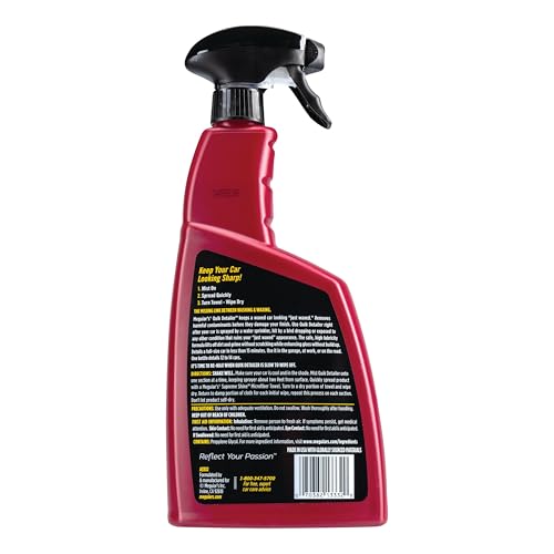 Meguiar's Quik Detailer, Mist & Wipe Car Detailing Spray, Clear Light Contaminants and Boost Shine with a Quick Detailer Spray that Keeps Paint and Wax Looking Like New,32 oz. | Mist & Wipe, Clear Light Contaminants, Boost Shine, Keeps Paint and Wax Looki