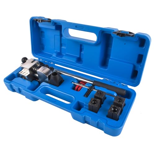 Brake Line Flaring Tool Kit 45° Degree Single Double & Bubble Brake Tubing Flares for Soft Metal of Steel and Copper Lines Suitable for Garages, Repair Shops and DIY