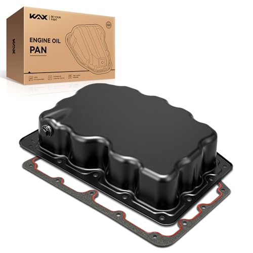 KAX Engine Oil Pan Fit for Ford F-250/F-350/F-450/F-550/F-600 Super Duty | FP64A with Drain Plug & Gasket for 2011-2025 F-250/F-350/F-450/F-550 Super Duty 6.7T, 2020-2024 F-600 Super Duty 6.7T - color: Engine oil pan, size: FP64A for F-250/350/450/550 Sup