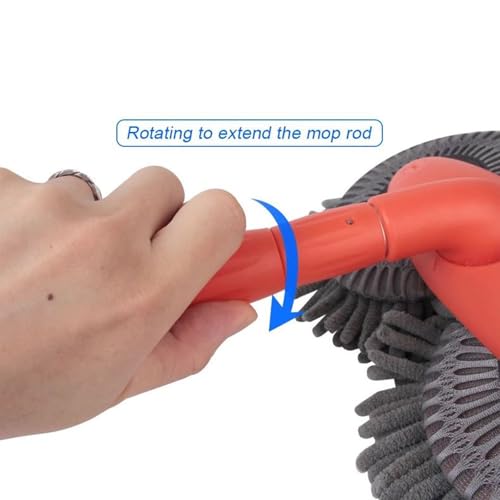 Retractable Double Head Car Wash Brush 360° Rotating Long Handle Car Cleaning Kit Brush Chenille Microfiber Car Wash Mop Not Hurt Paint Scratch Free((Single Set + 1 Spare Brush Head) - color: Single Set + 1 Spare Brush Head