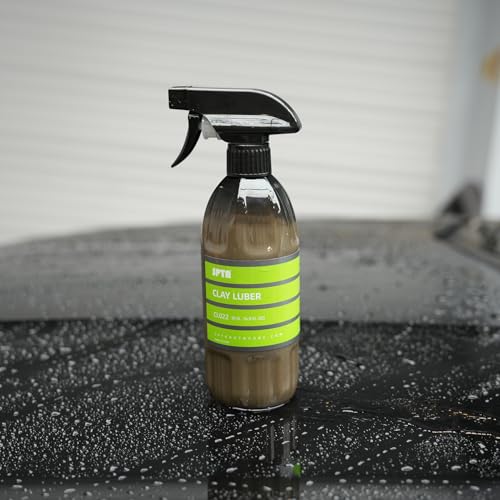 Clay Lubricant Car Detailing for Clay Bars, SPTA 16oz 500ml Clay Luber Synthetic Lubricant with Wetting Agents for Clayblock and Car Detailing Clay (Works on Cars, Trucks, SUVs, Jeeps & More -CL022