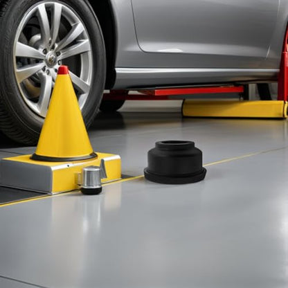 2pcs Truck Tire Change Wheel Balancer Cones with Quick Release Nuts for Wheel Balancing Machine Accessories, Portable Tire Repair and Alignment Tool