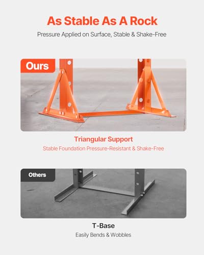 VEVOR Hydraulic Shop Press, 20 T H-Frame Pneumatic Shop Press with Press Plate, Stable Garage Floor Adjustable Hydraulic Press with Triangular Support, Fit for Bending, Straightening & Stamping - size: 20T