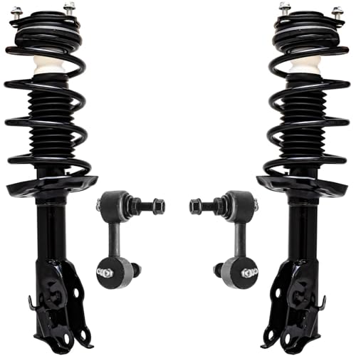 Detroit Axle - Front Struts & Coil Springs Sway Bar Links Replacement | for 2006-2011 Honda Civic 1.8L Coupe - 4pc Set - size: 4QS47367/ sway kit