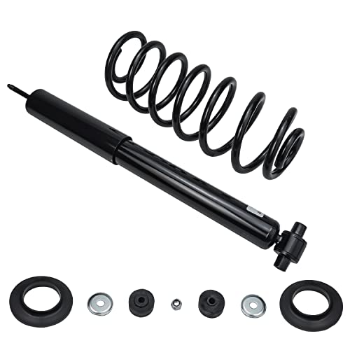 Detroit Axle - Rear Struts for 2003-2011 Ford Crown Victoria Lincoln Town Car Grand Marquis Complete 2 Struts with Coil Spring 2004 2005 2006 2007 2008 2009 2010 Replacement Ready Struts Assembly