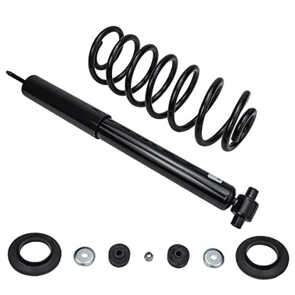 Detroit Axle - Rear Struts for 2003-2011 Ford Crown Victoria Lincoln Town Car Grand Marquis Complete 2 Struts with Coil Spring 2004 2005 2006 2007 2008 2009 2010 Replacement Ready Struts Assembly