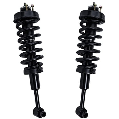 Detroit Axle - 2pc Front Struts for 2004-2005 Ford Explorer Mercury Mountaineer, 2 Complete Struts with Coil Spring Assembly Replacement Quick Install Ready Struts Shocks Assembly - size: 171398 x2/PAIR