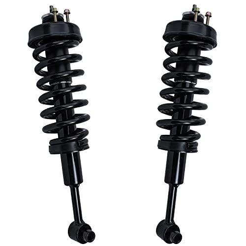 Detroit Axle - 2pc Front Struts for 2004-2005 Ford Explorer Mercury Mountaineer, 2 Complete Struts with Coil Spring Assembly Replacement Quick Install Ready Struts Shocks Assembly - size: 171398 x2/PAIR