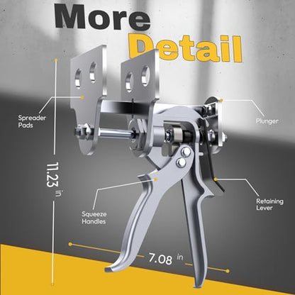 Craimil Brake Caliper Compression Tool, Single/Twin/Quad/Sextuplet Piston Disc Brake Caliper Tool, 29100 Brake Pad Spreader Compatible with Most Cars and Light Trucks - size: 29100