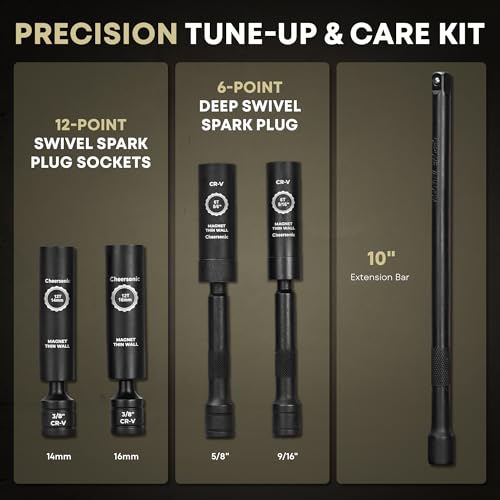 Digital Torque Wrench 3/8 Drive, 5.0-99.6 ft.lb ±1% Accuracy Electronic Torque Wrench Set with Buzzer and LED Inch Pound Torque Wrench with Spark Plug Socket for Car Repair Automobile Desert Tan - size: 3/8 Drive 5.0-99.6 ft.lb