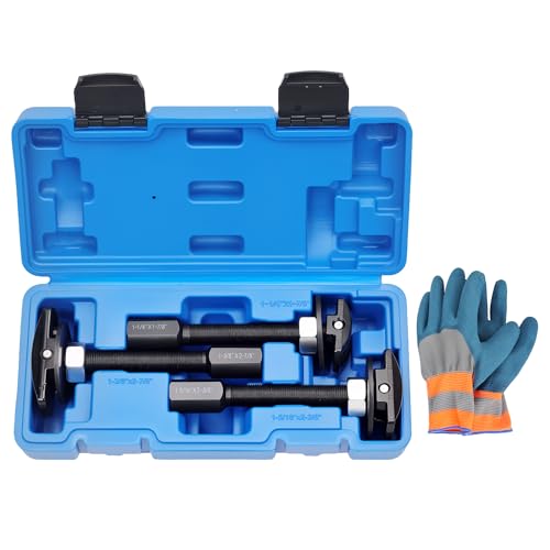 Rear Axle Bearing Puller Tool Set, 3PCS Axle Bearing Puller Extractor, Rear Axle Bearing Removal Tool Kit, Puller Slide Hammer Kit