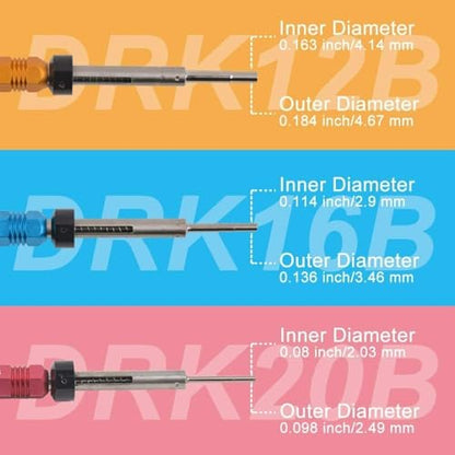 JRready ST5135 Extraction Tool Kit, DRK12B M81969/19-02 DRK16B M81969/19-01 DRK20B M81969/19-06,Terminal Pin Removal Tool Kit