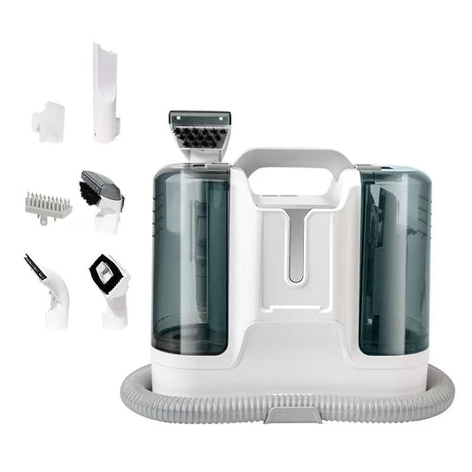 Carpet Cleaner Machine Upholstery - 450W Shampooer Couch Cleaning Portable Vacuum Rug Sofa Car Seat Fabric Mattress Pet Spot Extractor for Furniture Water Hand Held Scrubber
