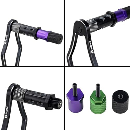 Wheel Tire Balancer RC Tire Balance Support Base Tool with 12mm 14mm 17mm Wheel adapters for 1/5 1/6 1/8 1/10 RC Cars