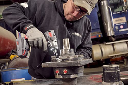 Ingersoll Rand W3151-K22 20V 1/2" Drive Cordless Impact Wrench Kit | Features up to 400 ft-lbs torque output, includes a 2.5Ah and 5.0Ah battery and charger, ideal for suspension work - size: 1/2" Drive, style: 2-Battery Kit