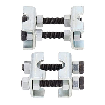 Coil Spring Compressor Tool, 4 Pack Mini 2-Way Adjustable | Carbon steel auto spacers, portable strut adjuster, vehicle kit, heavy-duty shock maintenance, garage essential pack