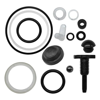 15PCS 3 Ton Floor Jack Seal Repair Kit, Complete Hydraulic Jack Oil Seal & O-Ring Set for Vertical Jacks, Universal Car Repair Tool for SUV, Truck, and Sedan (Vertical)