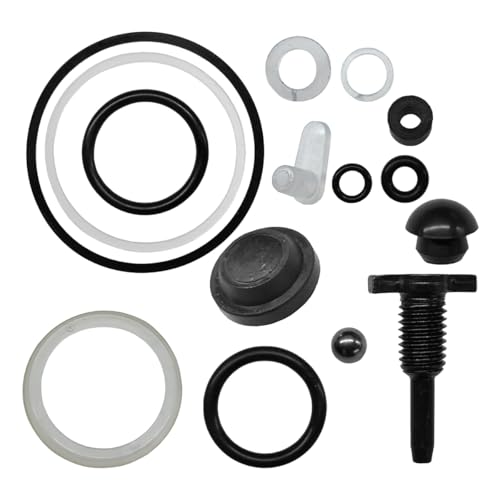 15PCS 3 Ton Floor Jack Seal Repair Kit, Complete Hydraulic Jack Oil Seal & O-Ring Set for Vertical Jacks, Universal Car Repair Tool for SUV, Truck, and Sedan (Vertical)
